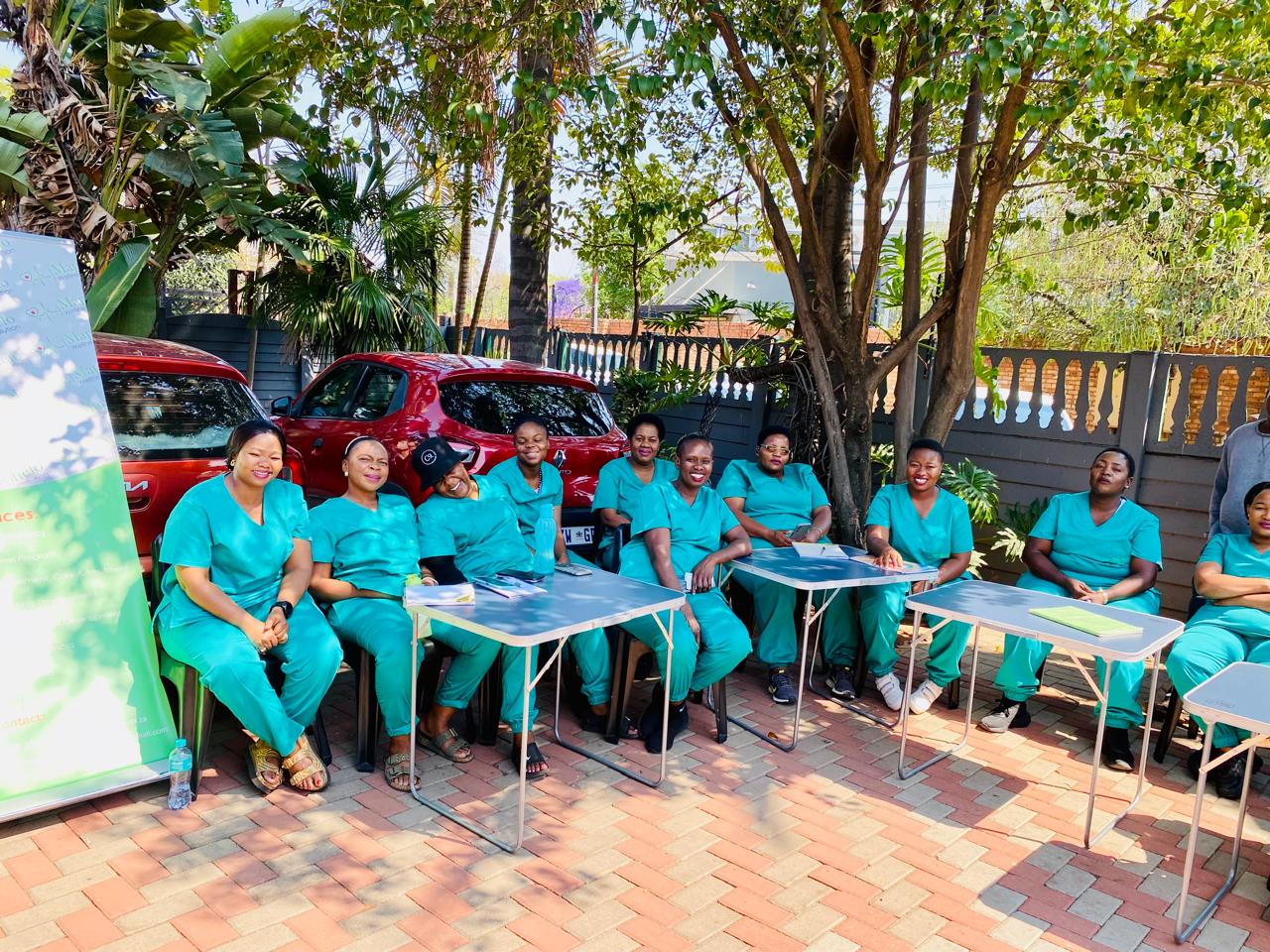 Practical first aid training session in progress