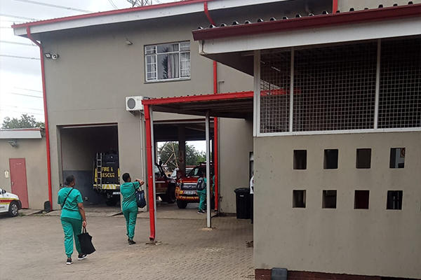 Modern training classroom with first aid equipment